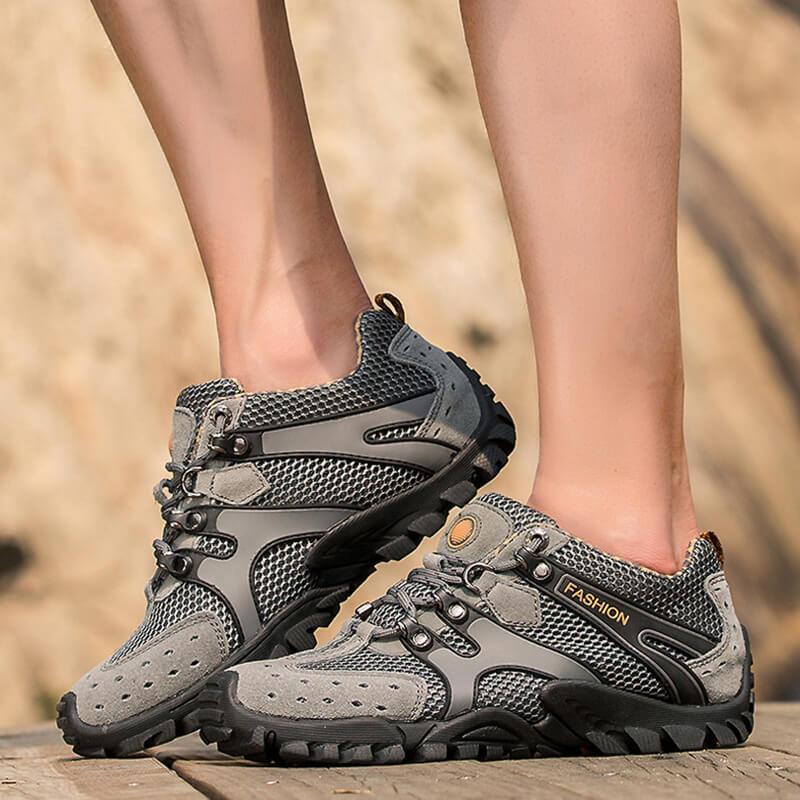 Men's Athletic Mesh Lace Up Breathable Sneakers
