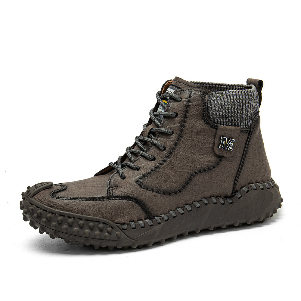 🔥Last Day 54% OFF -Men Retro Microfiber Leather Non Slip Casual Ankle Boots-Buy 2 Free Shipping