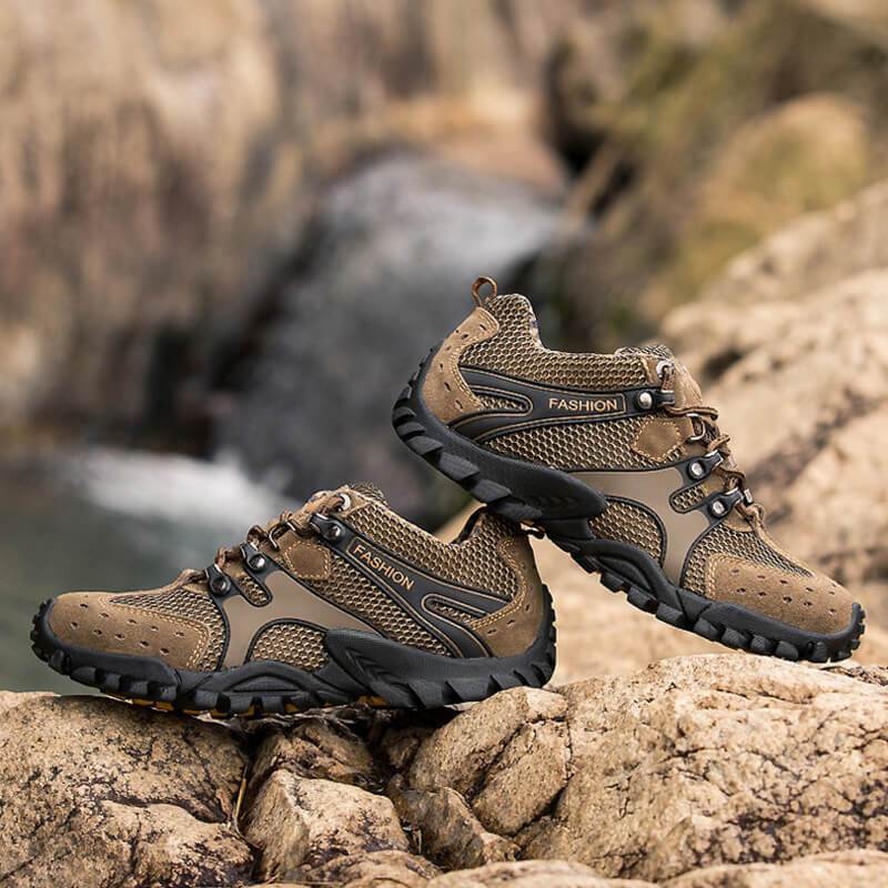 Men's Athletic Mesh Lace Up Breathable Sneakers