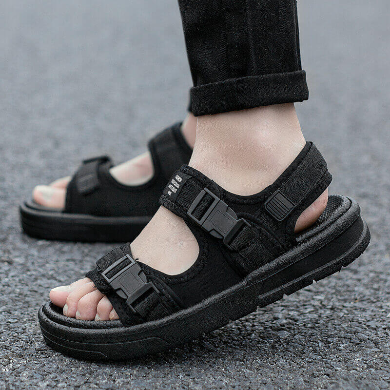 (2 Pairs Only $49.99) Men's Sandals Good arch support & Easy to put on and take off & Breathable and light & Non-slip Sandals