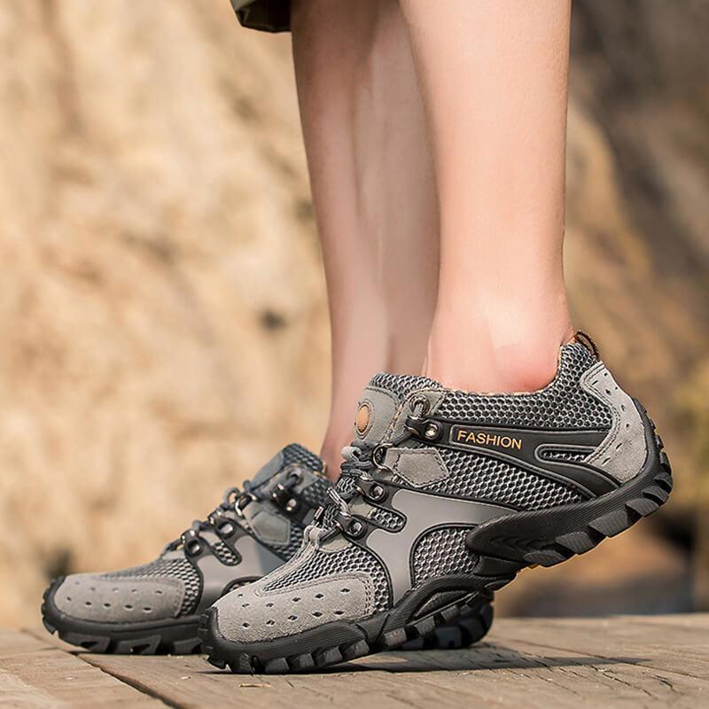 Men's Athletic Mesh Lace Up Breathable Sneakers