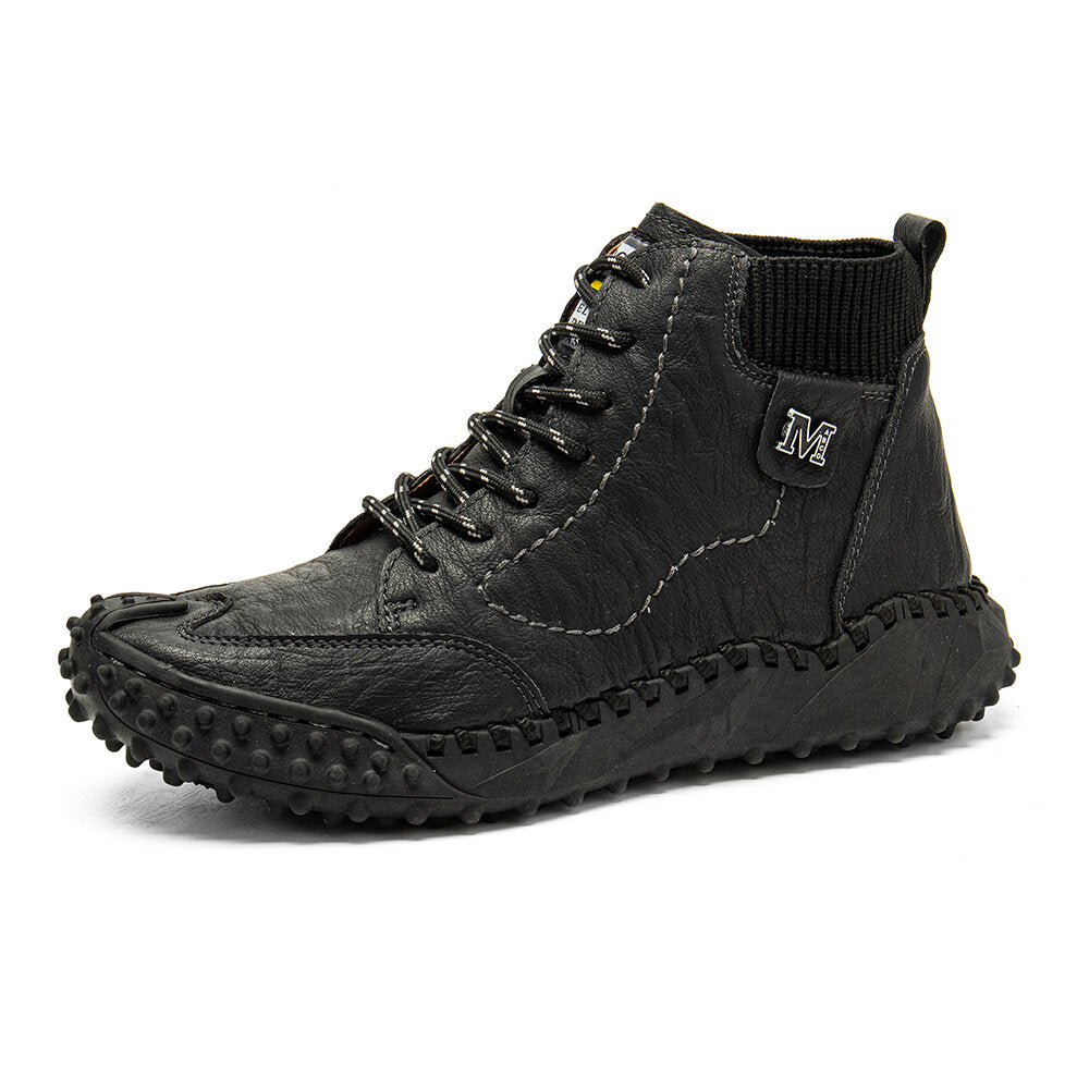 🔥Last Day 54% OFF -Men Retro Microfiber Leather Non Slip Casual Ankle Boots-Buy 2 Free Shipping