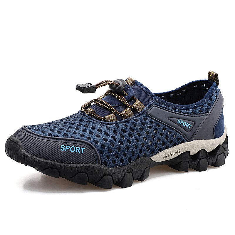 Men Air-Conditioned Breathable Shoes Deodorant Sneakers