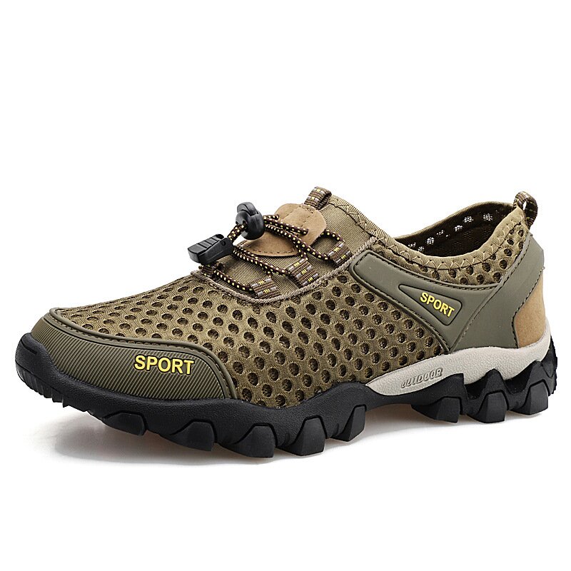 Men Air-Conditioned Breathable Shoes Deodorant Sneakers