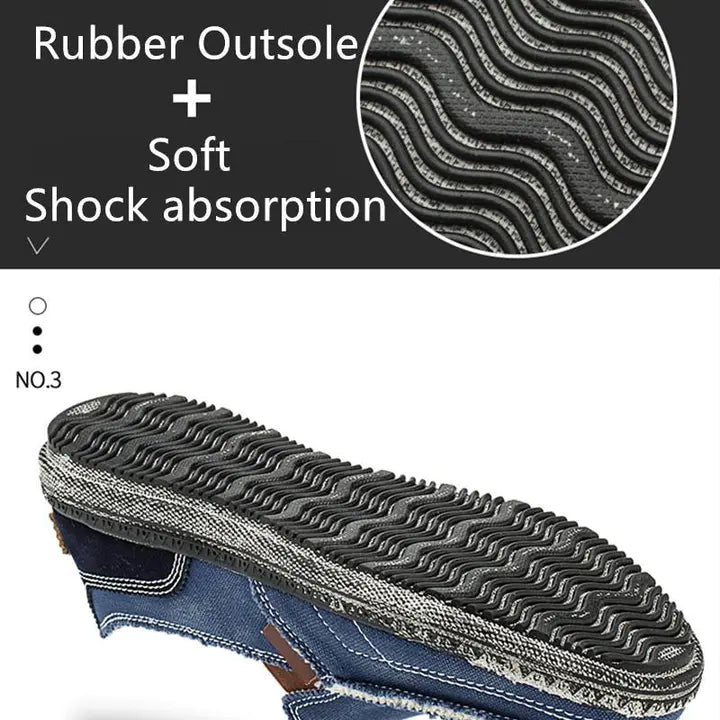 Men's casual shoes Canvas shoes for men Denim soft Comfortable Breathable Walking Shoes Male Shoes