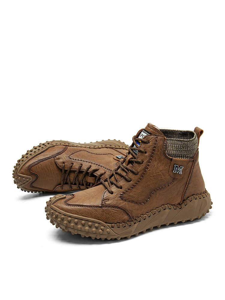 🔥Last Day 54% OFF -Men Retro Microfiber Leather Non Slip Casual Ankle Boots-Buy 2 Free Shipping