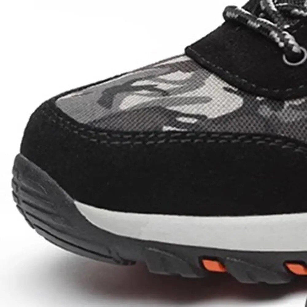 Men's Camouflage Anti-bump Toe Safety Sneakers