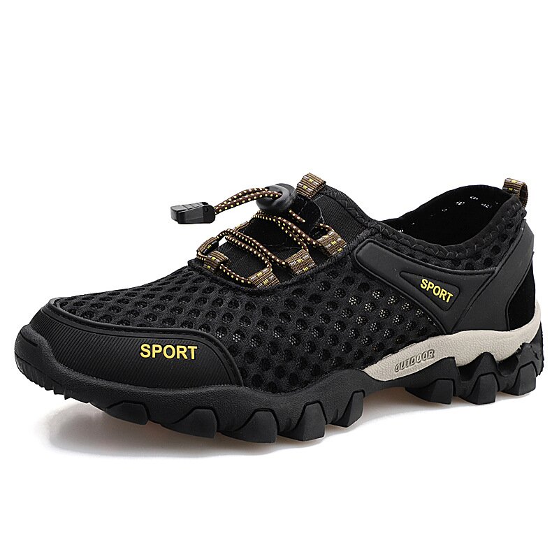 Men Air-Conditioned Breathable Shoes Deodorant Sneakers