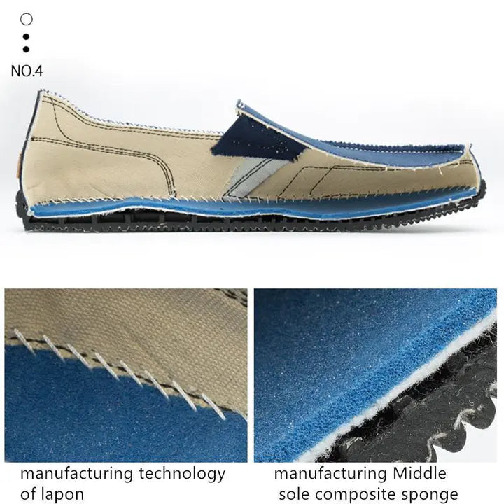 Men's casual shoes Canvas shoes for men Denim soft Comfortable Breathable Walking Shoes Male Shoes