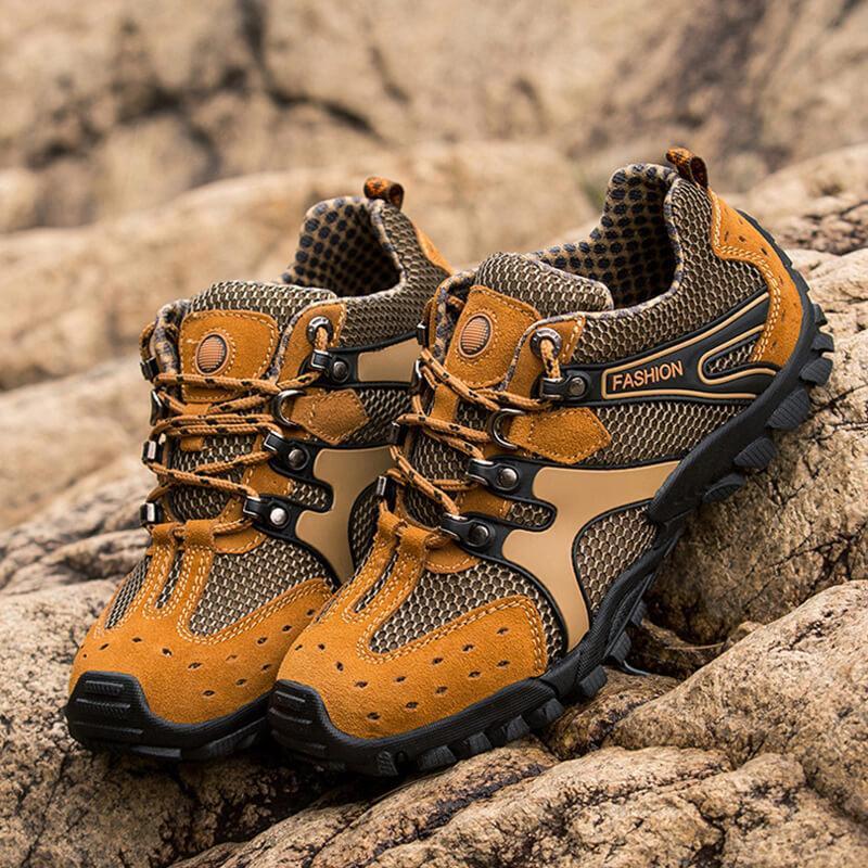 Men's Athletic Mesh Lace Up Breathable Sneakers
