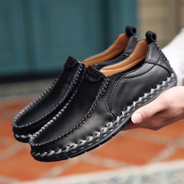 SHOES - 2023 MEN'S LEATHER SLIP ON CASUAL SHOES