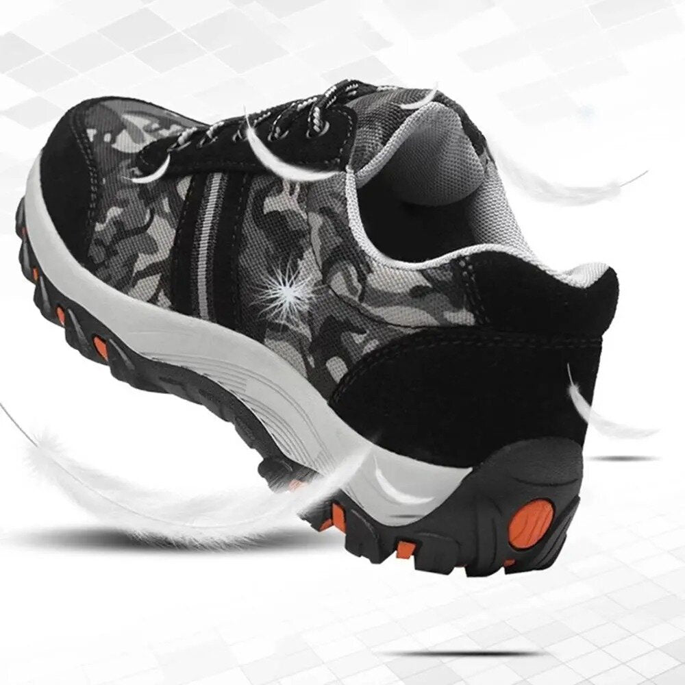 Men's Camouflage Anti-bump Toe Safety Sneakers