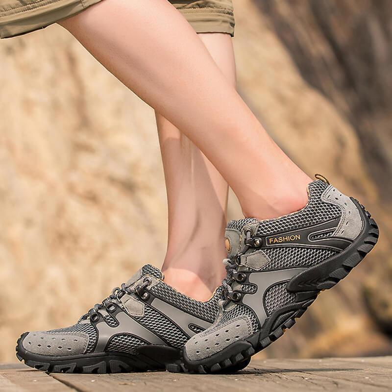 Men's Athletic Mesh Lace Up Breathable Sneakers