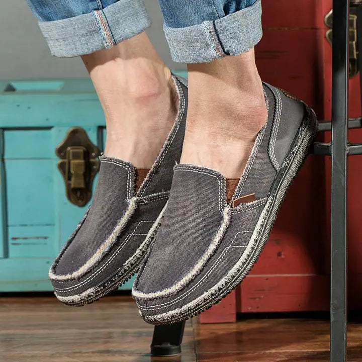 Men's casual shoes Canvas shoes for men Denim soft Comfortable Breathable Walking Shoes Male Shoes