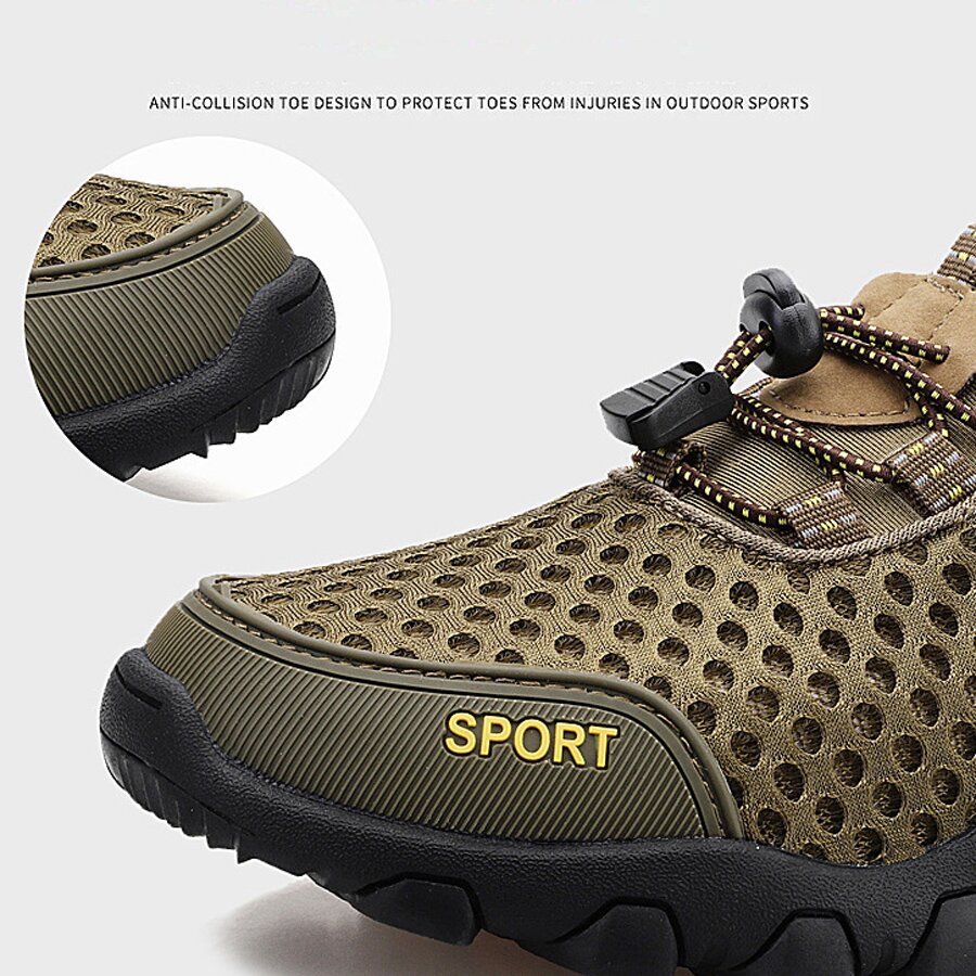 Men Air-Conditioned Breathable Shoes Deodorant Sneakers