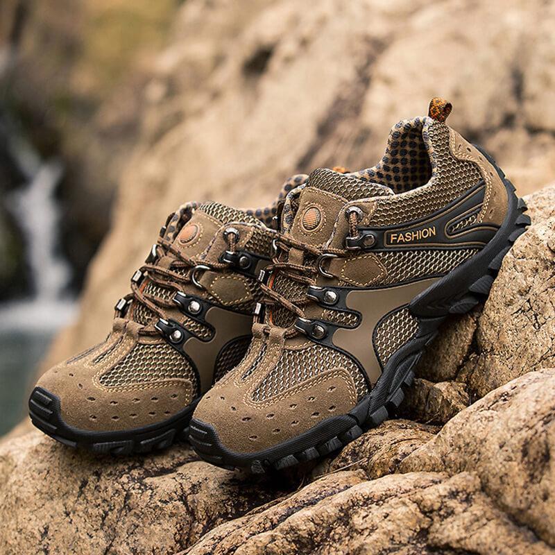Men's Athletic Mesh Lace Up Breathable Sneakers