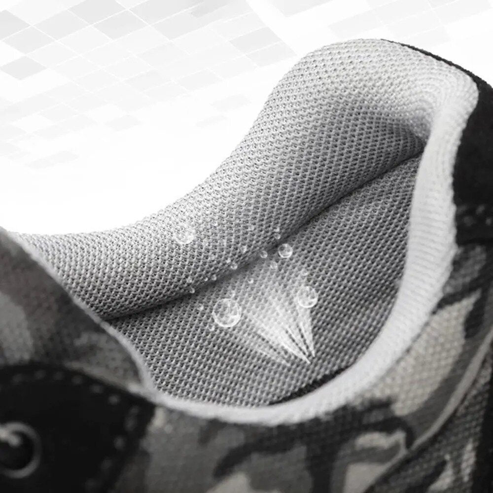 Men's Camouflage Anti-bump Toe Safety Sneakers