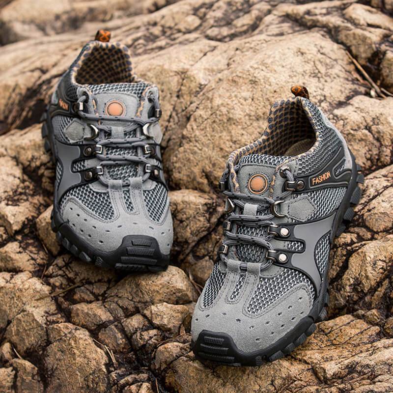 Men's Athletic Mesh Lace Up Breathable Sneakers