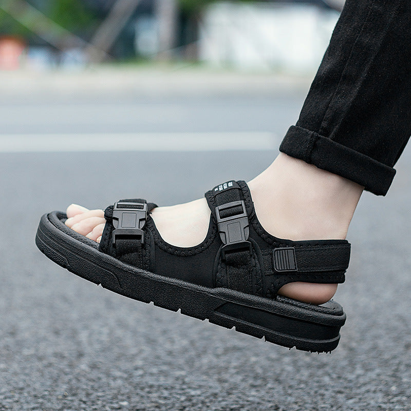 (2 Pairs Only $49.99) Men's Sandals Good arch support & Easy to put on and take off & Breathable and light & Non-slip Sandals