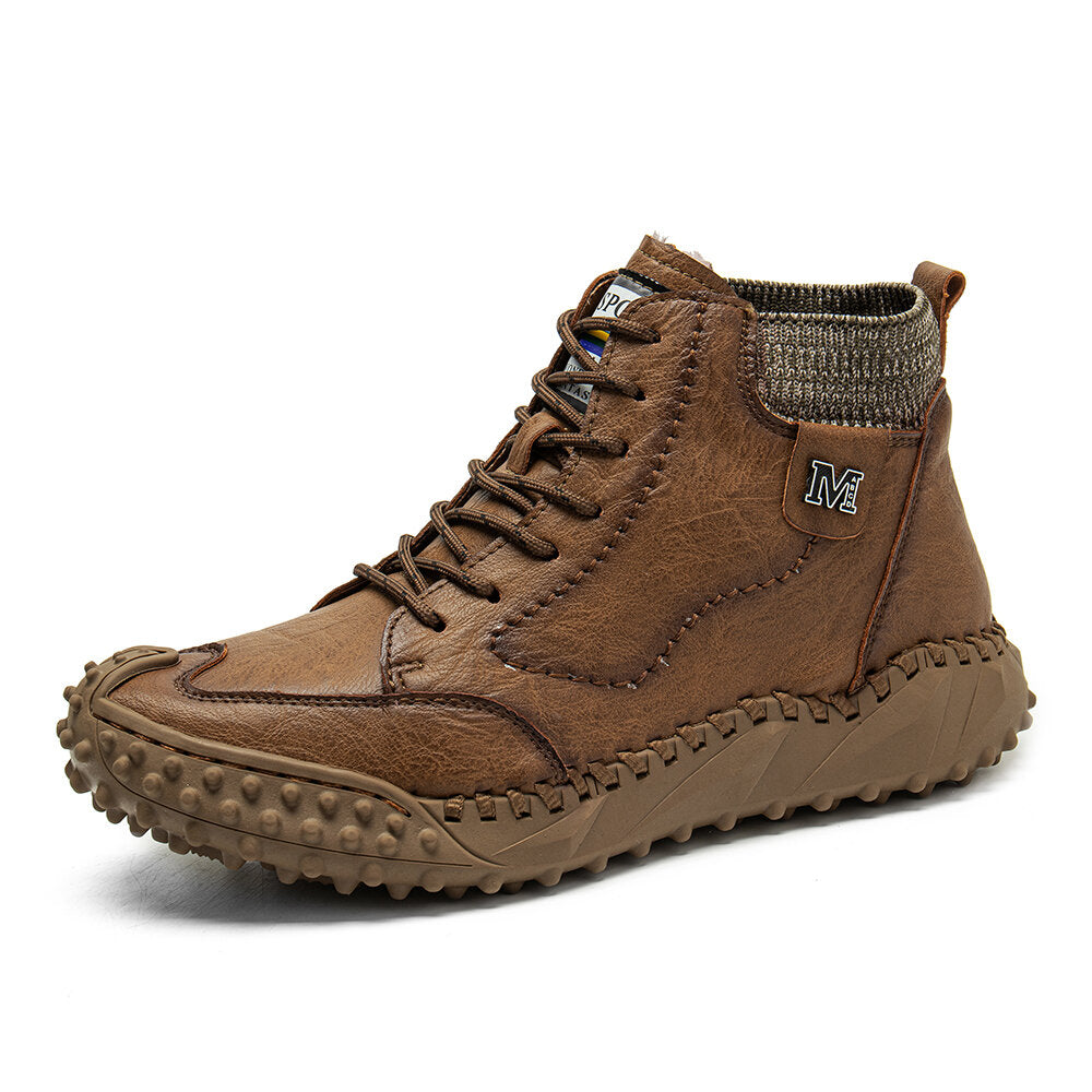 🔥Last Day 54% OFF -Men Retro Microfiber Leather Non Slip Casual Ankle Boots-Buy 2 Free Shipping