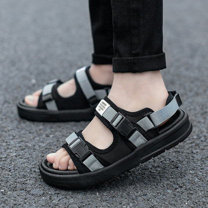 (2 Pairs Only $49.99) Men's Sandals Good arch support & Easy to put on and take off & Breathable and light & Non-slip Sandals