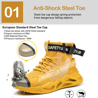 Steel Toe Work Shoes No.7719-Free Shipping