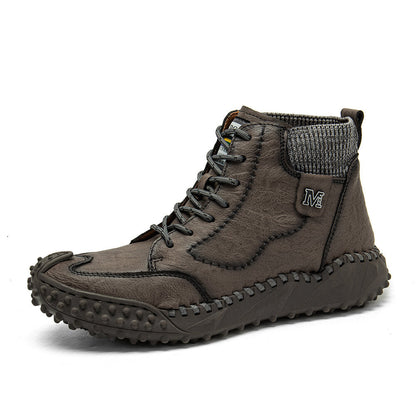 🔥Last Day 54% OFF -Men Retro Microfiber Leather Non Slip Casual Ankle Boots-Buy 2 Free Shipping