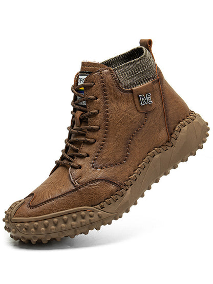 🔥Last Day 54% OFF -Men Retro Microfiber Leather Non Slip Casual Ankle Boots-Buy 2 Free Shipping