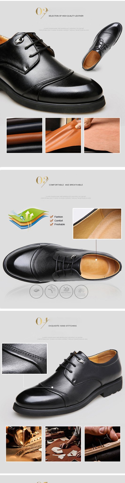 Soft Pointed Toe Classic Fashion Business Oxford Shoes For Men Loafers 2017