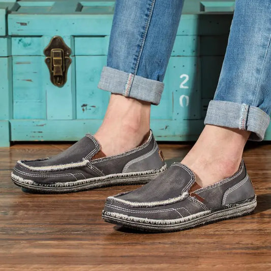 Men's casual shoes Canvas shoes for men Denim soft Comfortable Breathable Walking Shoes Male Shoes