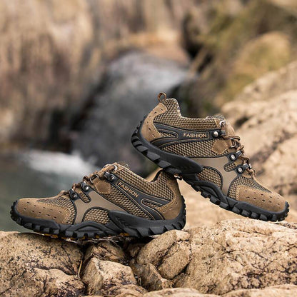 Men's Athletic Mesh Lace Up Breathable Sneakers