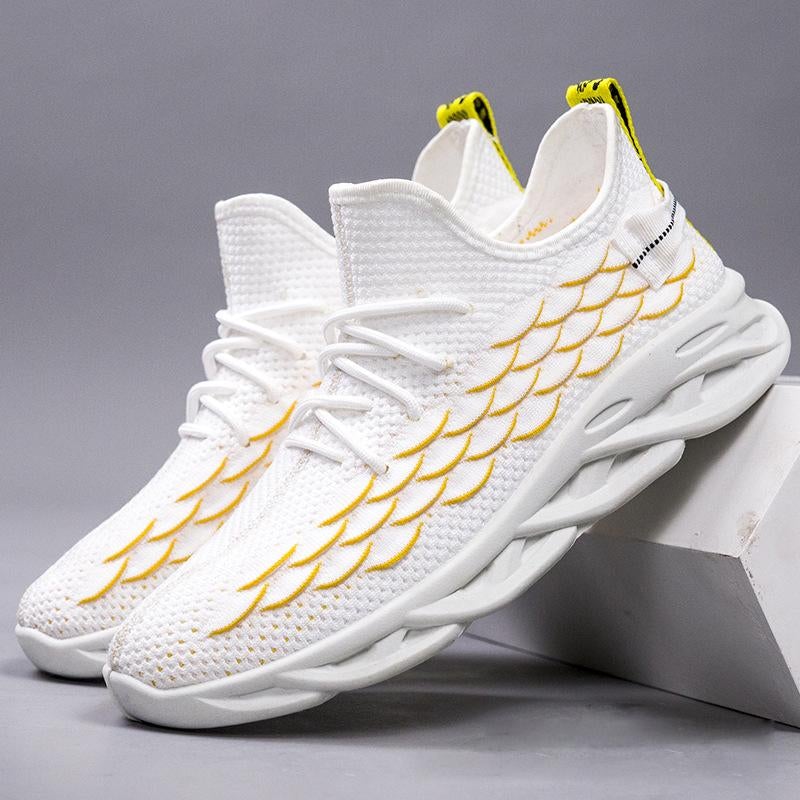 FISH SCALE AIR FLOW SUPER SOFT SOLE MEN'S SNEAKERS