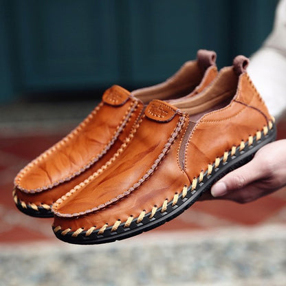 SHOES - 2023 MEN'S LEATHER SLIP ON CASUAL SHOES
