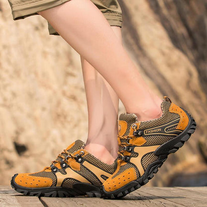 Men's Athletic Mesh Lace Up Breathable Sneakers