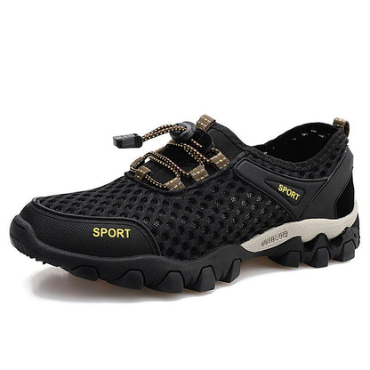 Men Air-Conditioned Breathable Shoes Deodorant Sneakers