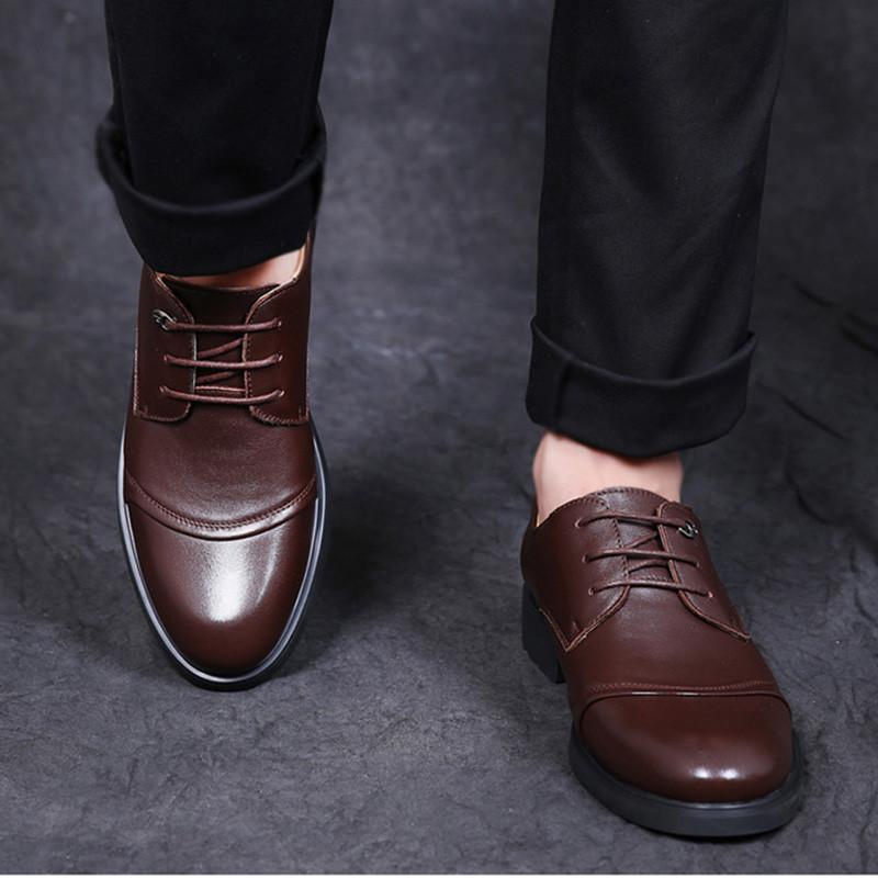 Soft Pointed Toe Classic Fashion Business Oxford Shoes For Men Loafers 2017