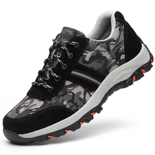 Men's Camouflage Anti-bump Toe Safety Sneakers
